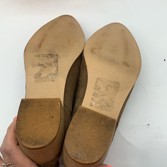 Pure Navy Brown Suede Slip On Loafer EU Size 38 MCL6247G - Picture 8 of 9